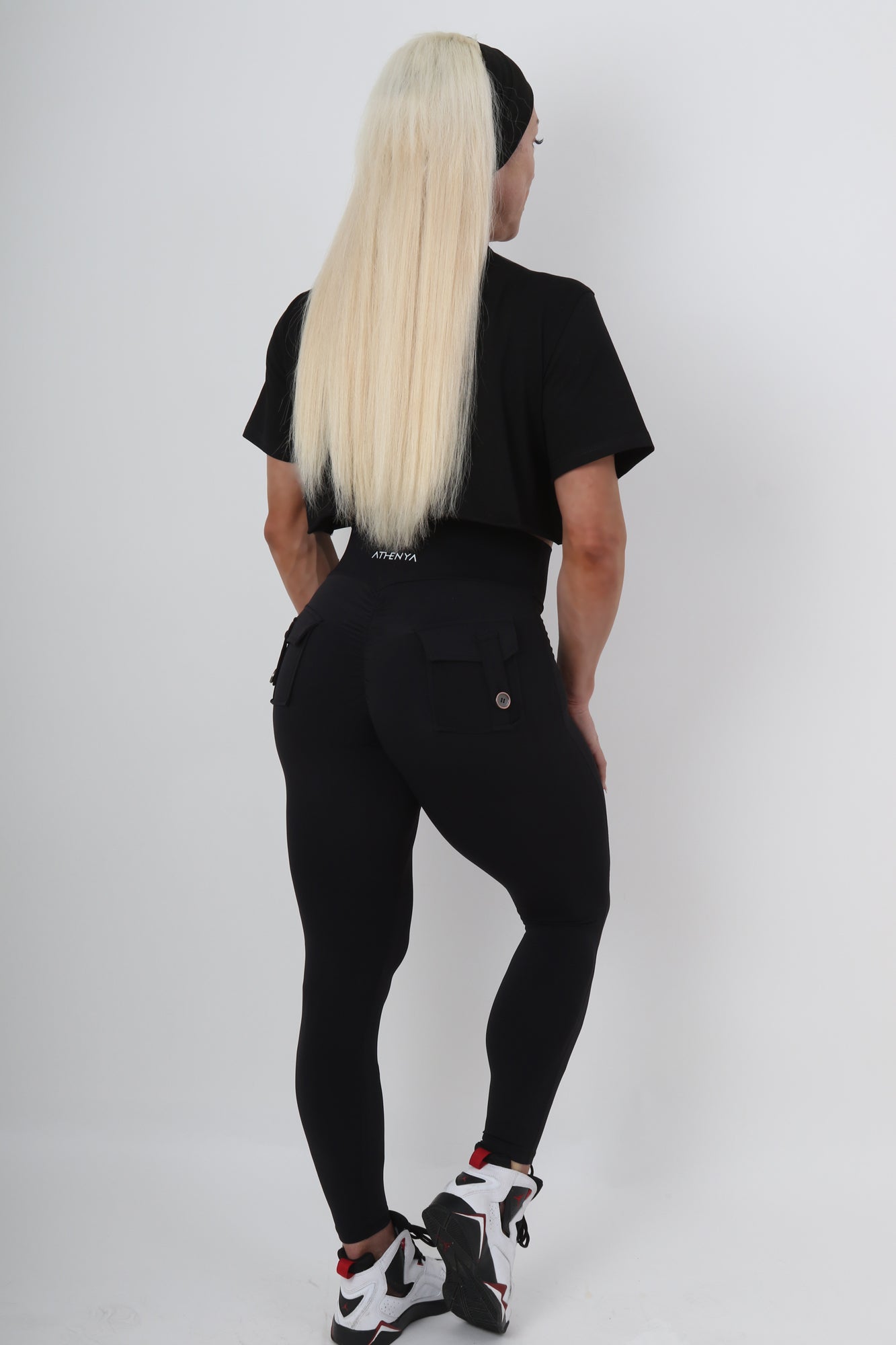 Black Seamless Pocket Leggings